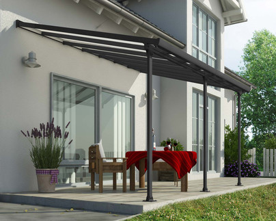 Palram Canopia Feria 10 x 14 ft Pergola with Polycarbonate Roof Panels