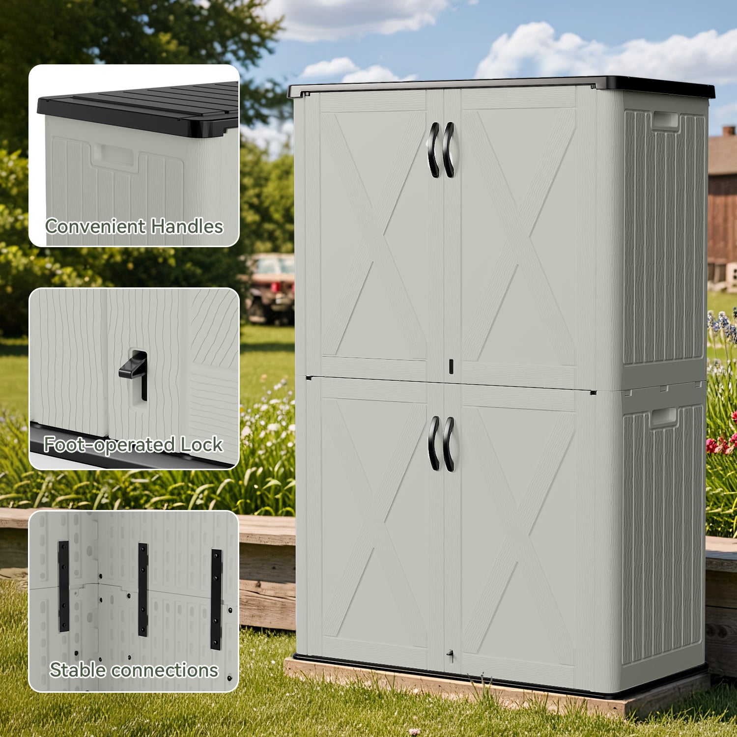 Patiowell Outdoor Storage Cabinet