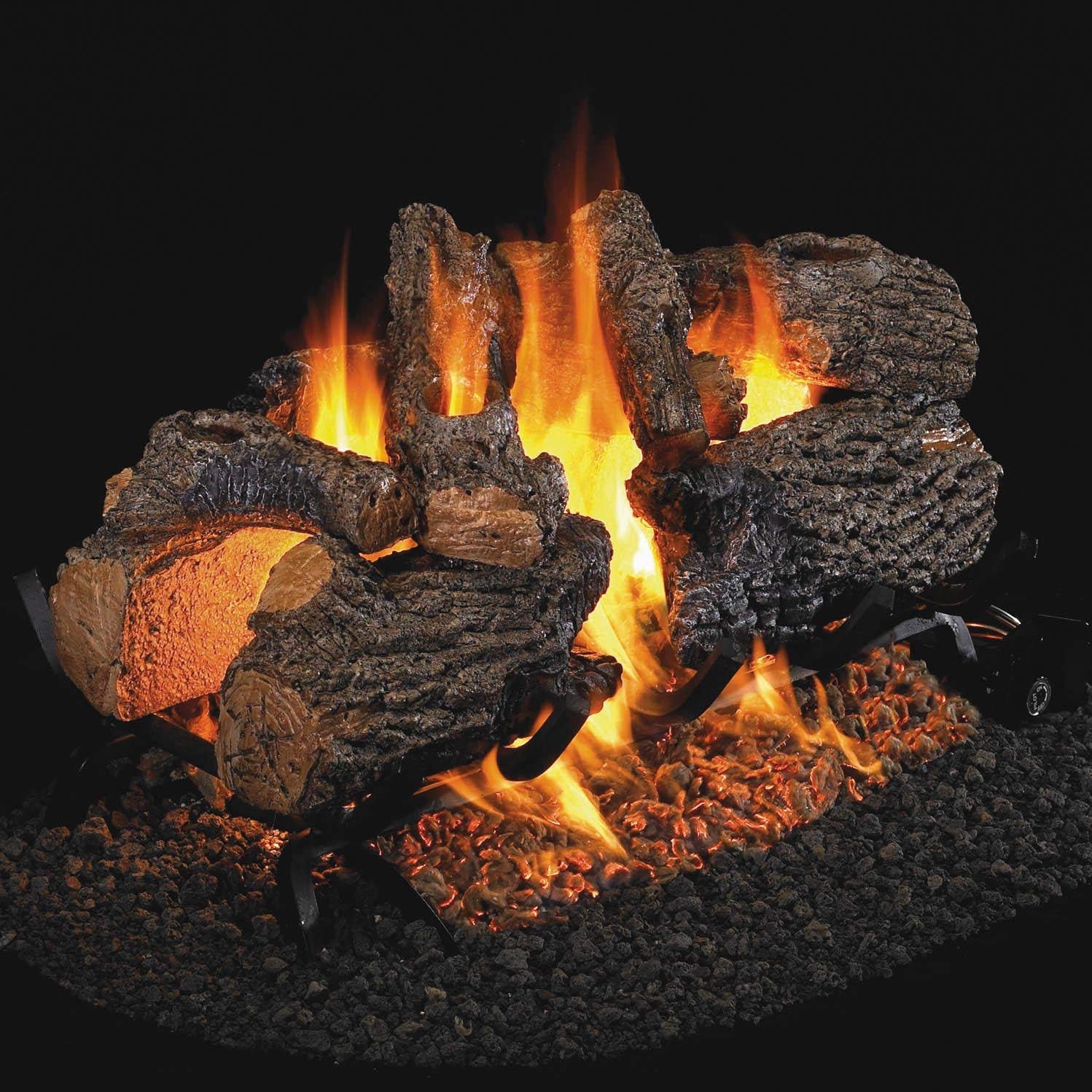 Peterson Real Fyre 18-Inch Charred Oak Gas Log Set