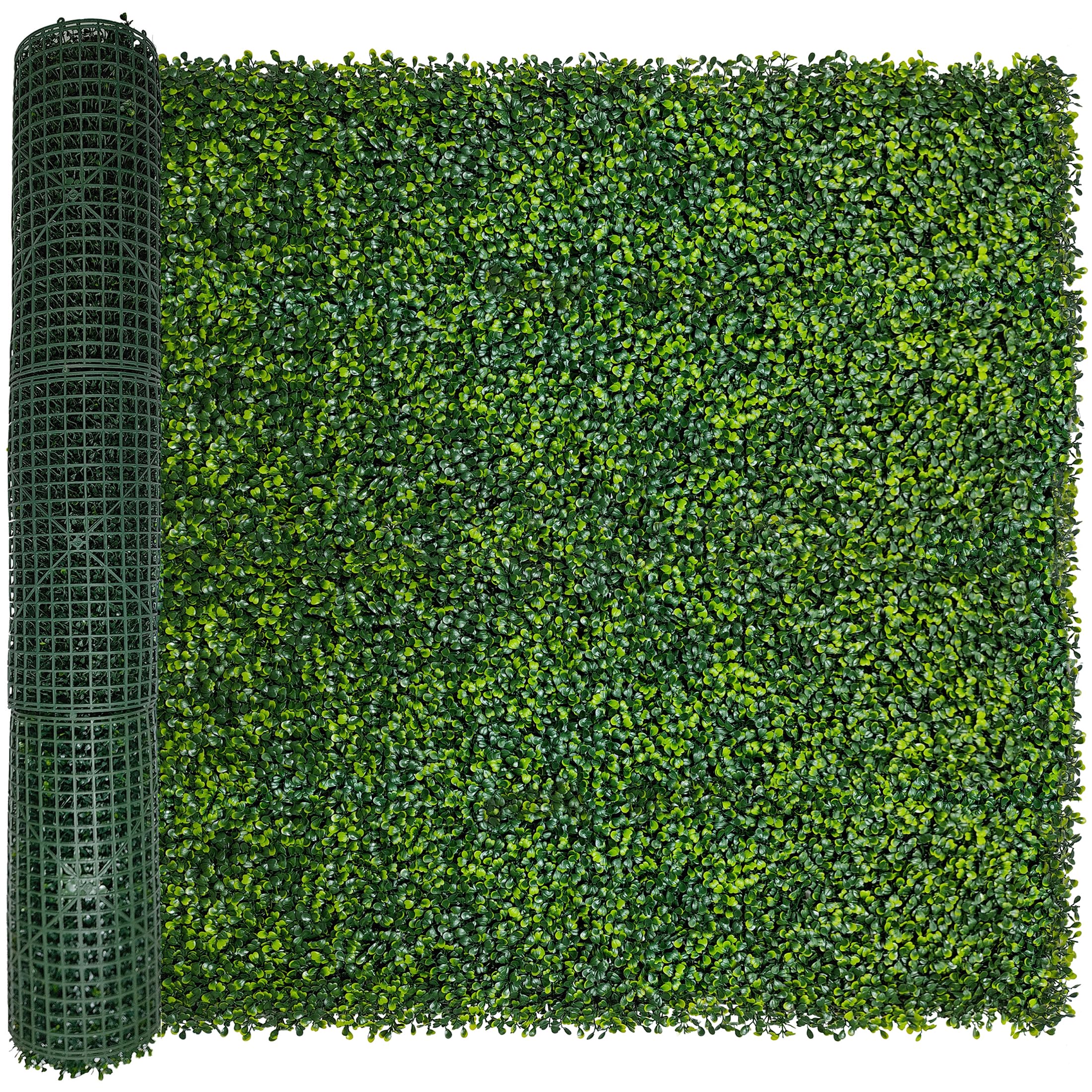 Petgrow Artificial Hedge Privacy Screen Mixed Leaf 4x16 ft