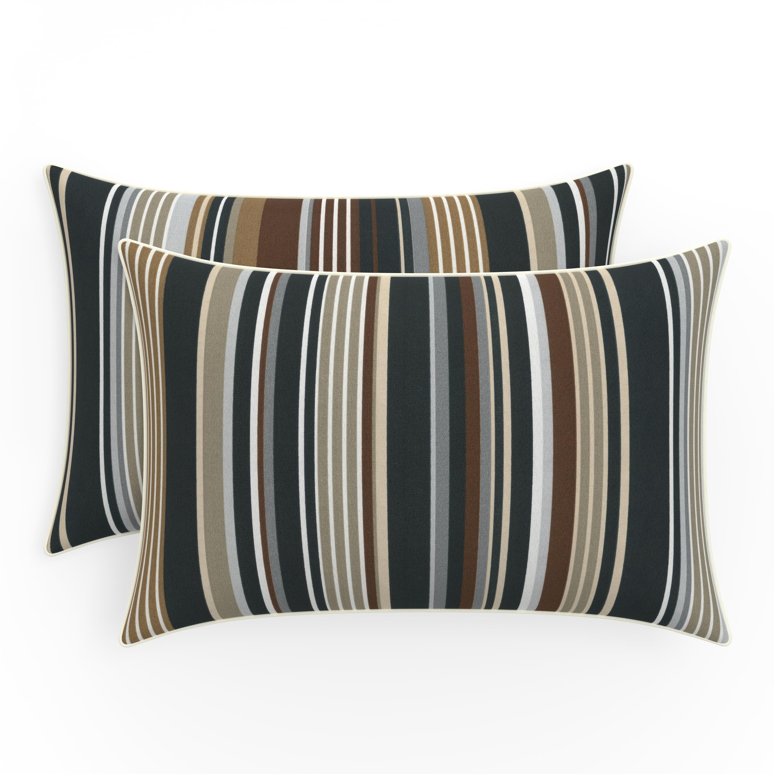Pillow Perfect Outdoor/Indoor Aloha Stripe Toss Pillow