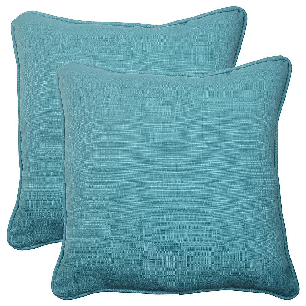 Pillow Perfect Outdoor/Indoor Forsyth Charcoal Throw Pillow