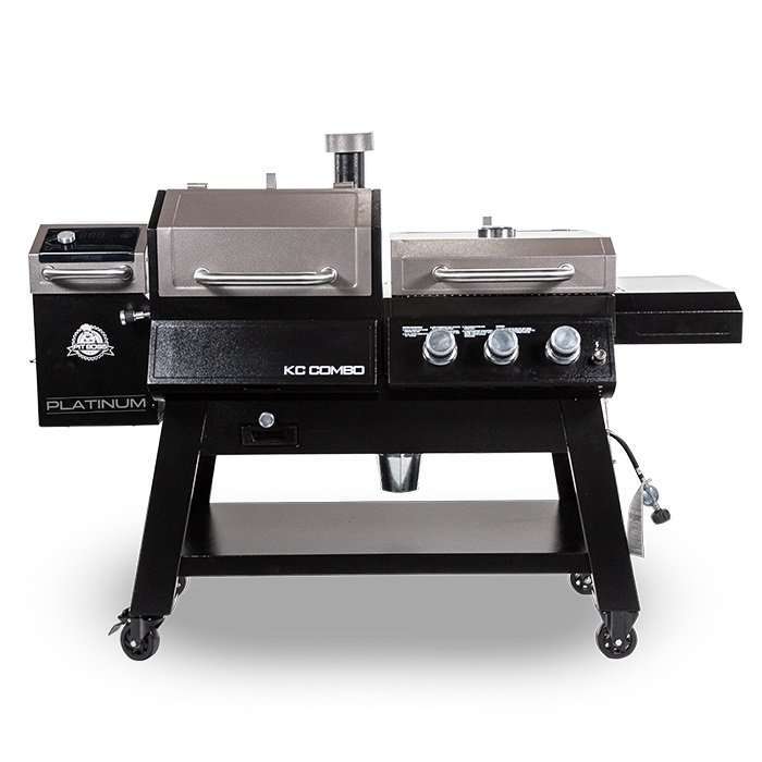 Pit Boss Platinum KC Combo Wood Pellet Grill and Smoker