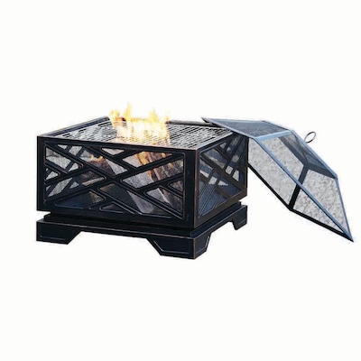 Pleasant Hearth Athens Outdoor Wood Burning Fireplace