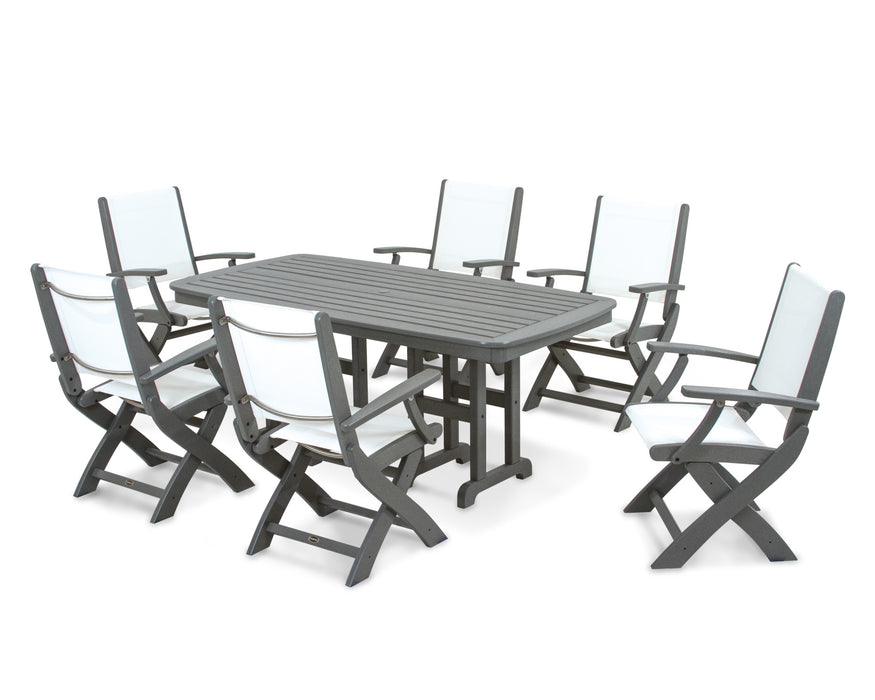 POLYWOOD Coastal 5-Piece Outdoor Dining Set
