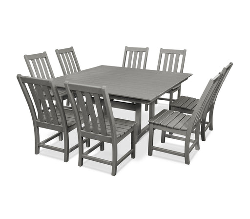POLYWOOD Farmhouse Trestle 5-Piece Outdoor Dining Set