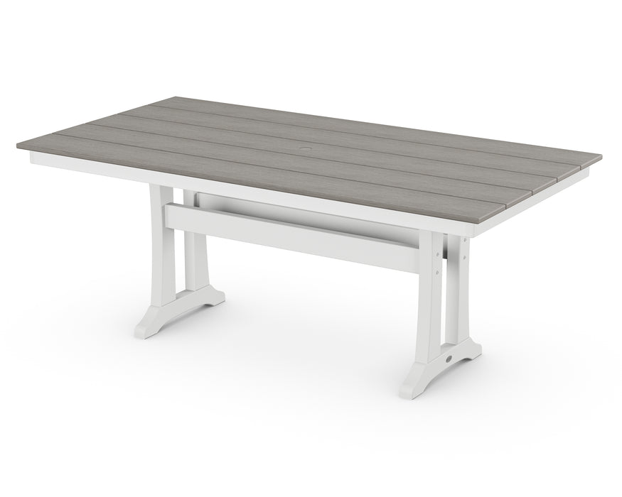 POLYWOOD Farmhouse Trestle Dining Table (72")