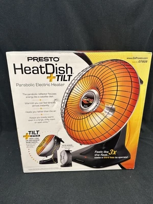Presto 03430 HeatDish Plus Tilted-Focus Parabolic Electric Heater