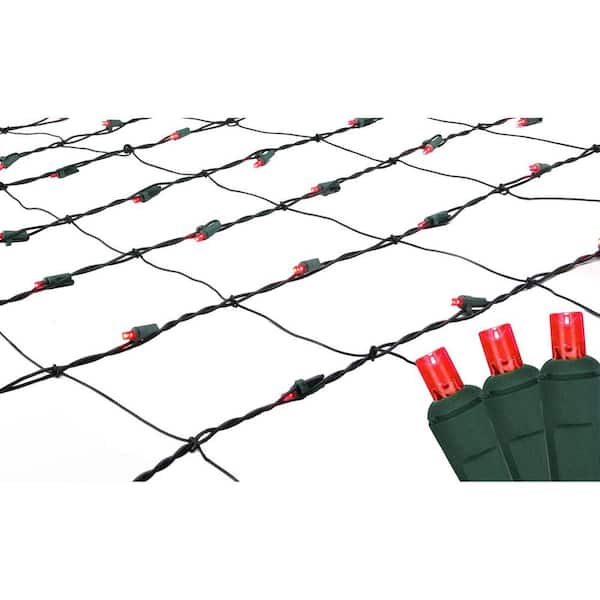 Prextex Christmas Net Lights 150 LED Green Wire