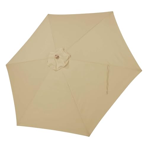 Pure Garden 9ft 8-Rib Replacement Market Umbrella Canopy