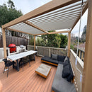 PURPLE LEAF 10 x 13 Ft Aluminum Pergola with Adjustable Louvered Roof