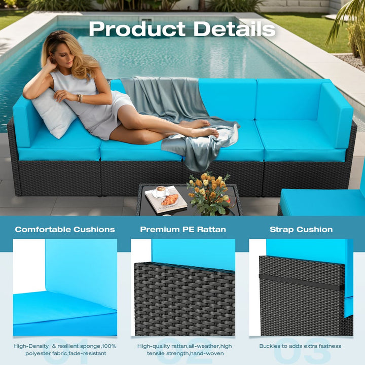 Rattantree 8-Piece Outdoor Sectional Sofa Set