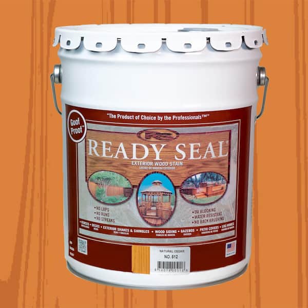 Ready Seal 512 Exterior Stain and Sealer for Wood, Natural Cedar, 1 Gallon