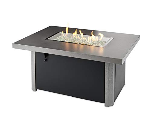 Real Flame Caden 40-Inch Rectangle Propane Fire Pit Table