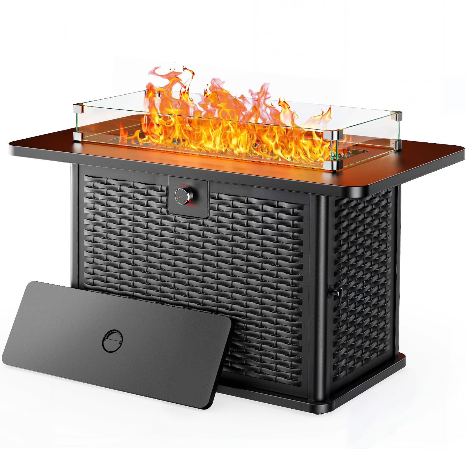 Real Flame Caden 55,000 BTU Propane Fire Pit Table