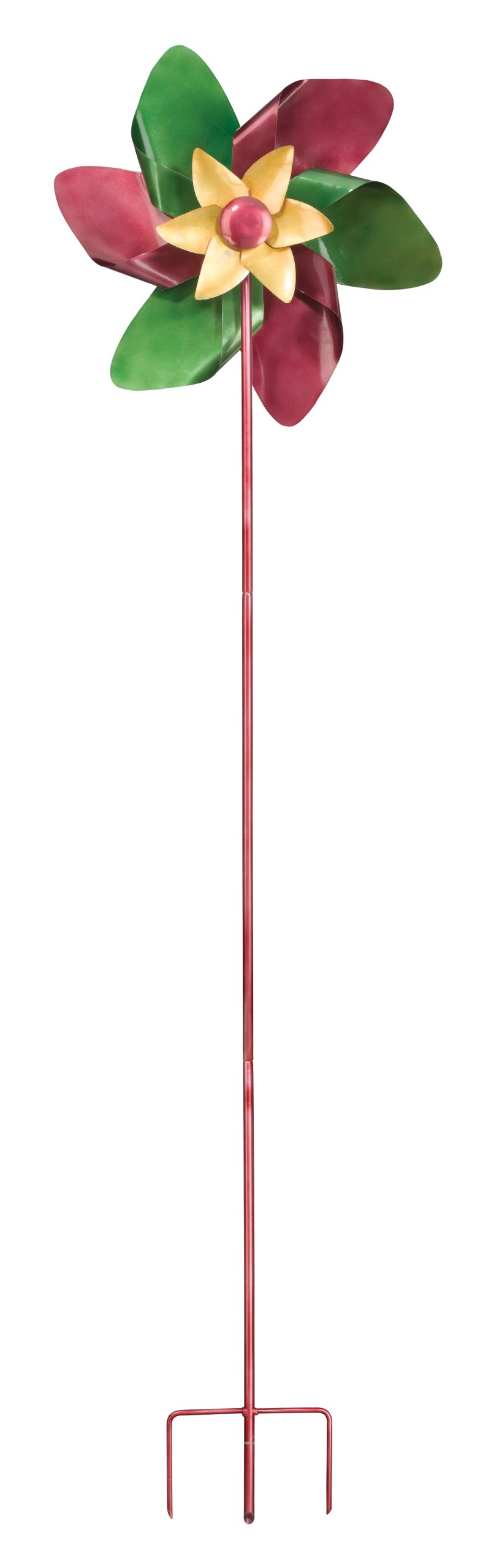 Regal Art & Gift Double Hummingbird Kinetic Garden Spinner Stake 19-Inch