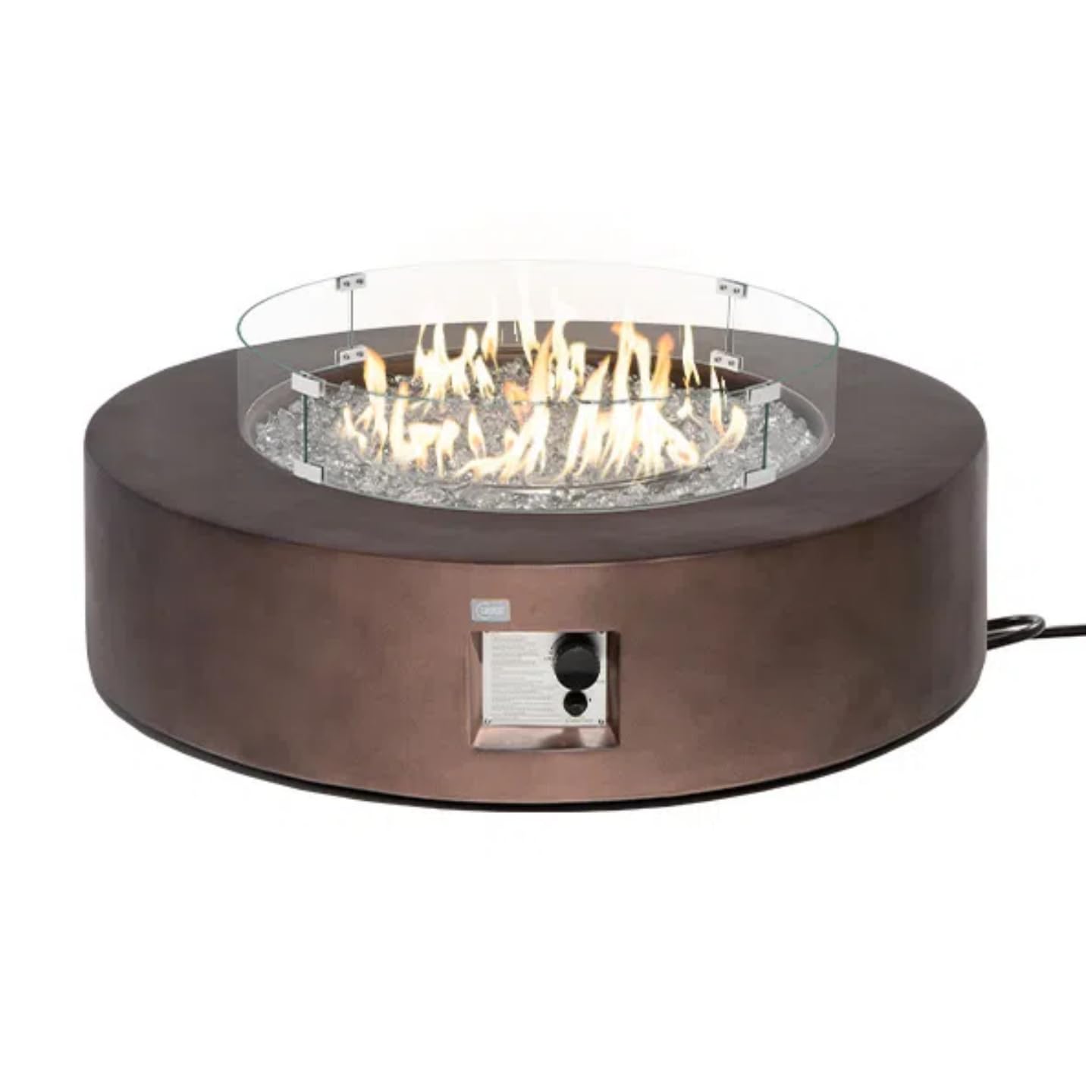 Regal Flame Aurora 36-Inch Tile-Top Propane Fire Pit Coffee Table