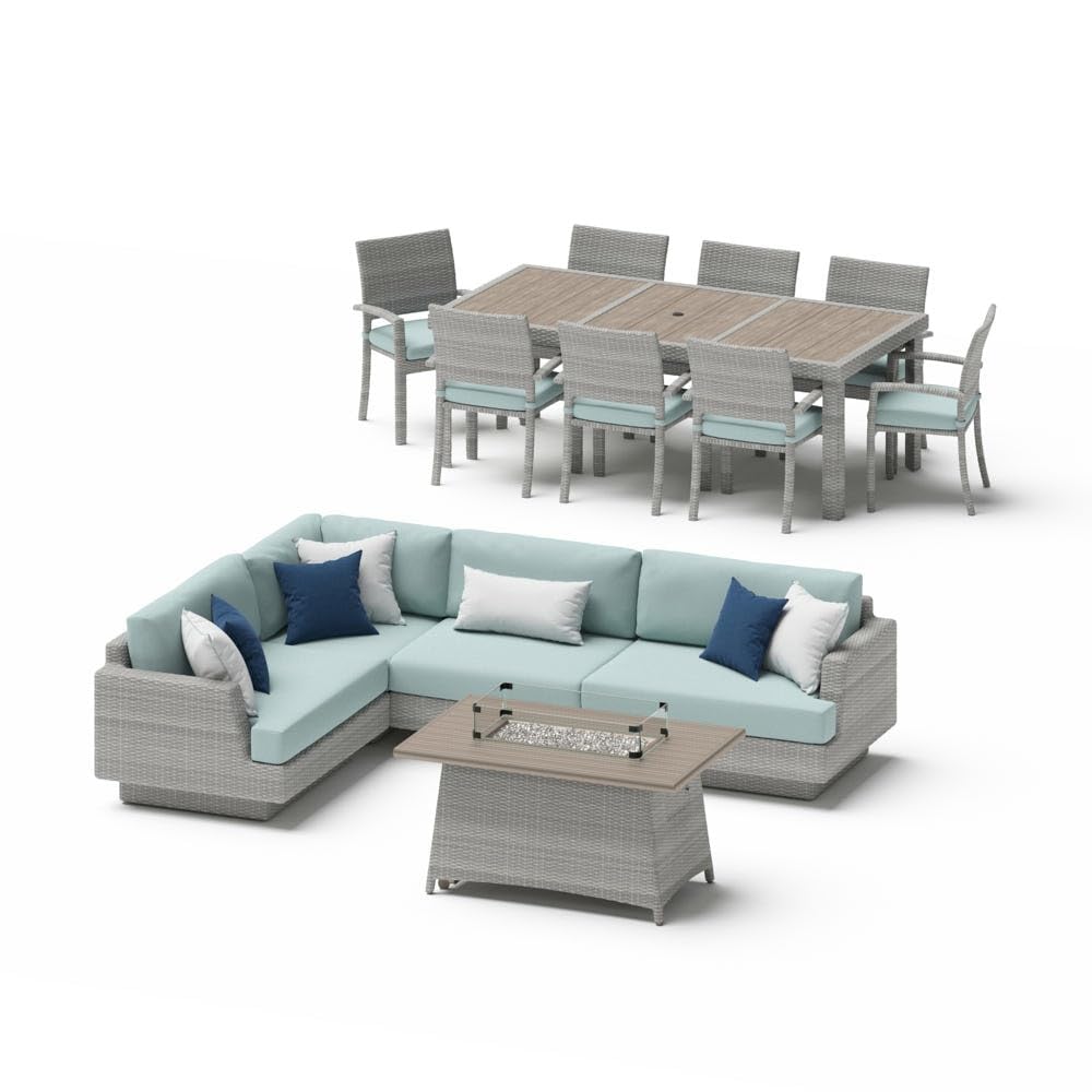 RST Brands Portofino Comfort 6-Piece Patio Sectional Set