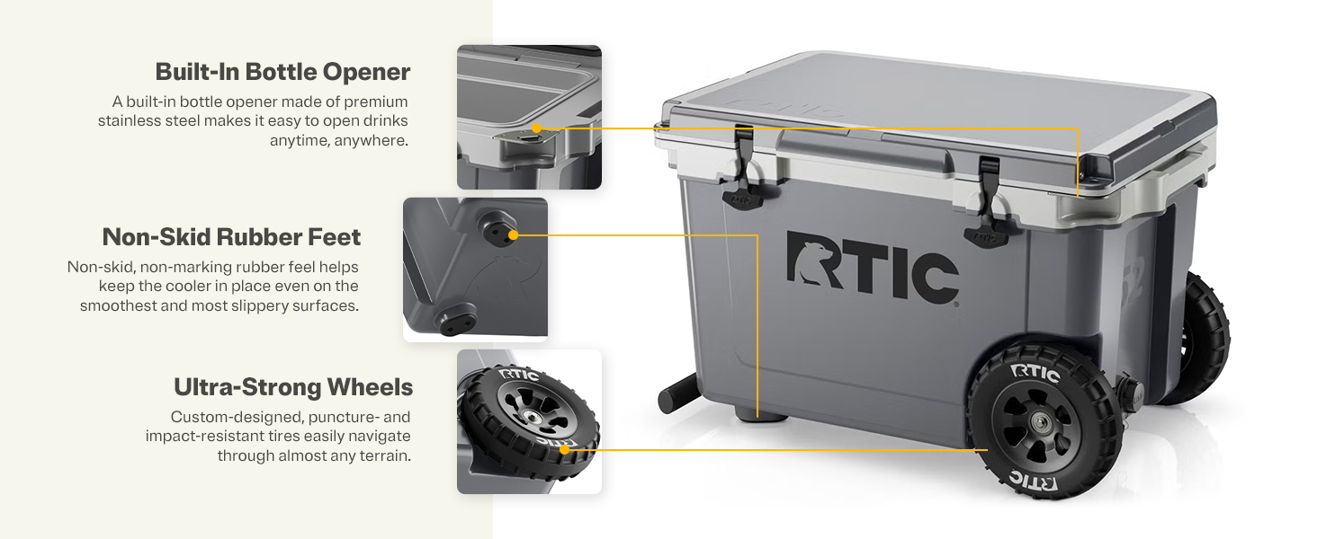 RTIC 45 Quart Ultra-Light Hard Cooler