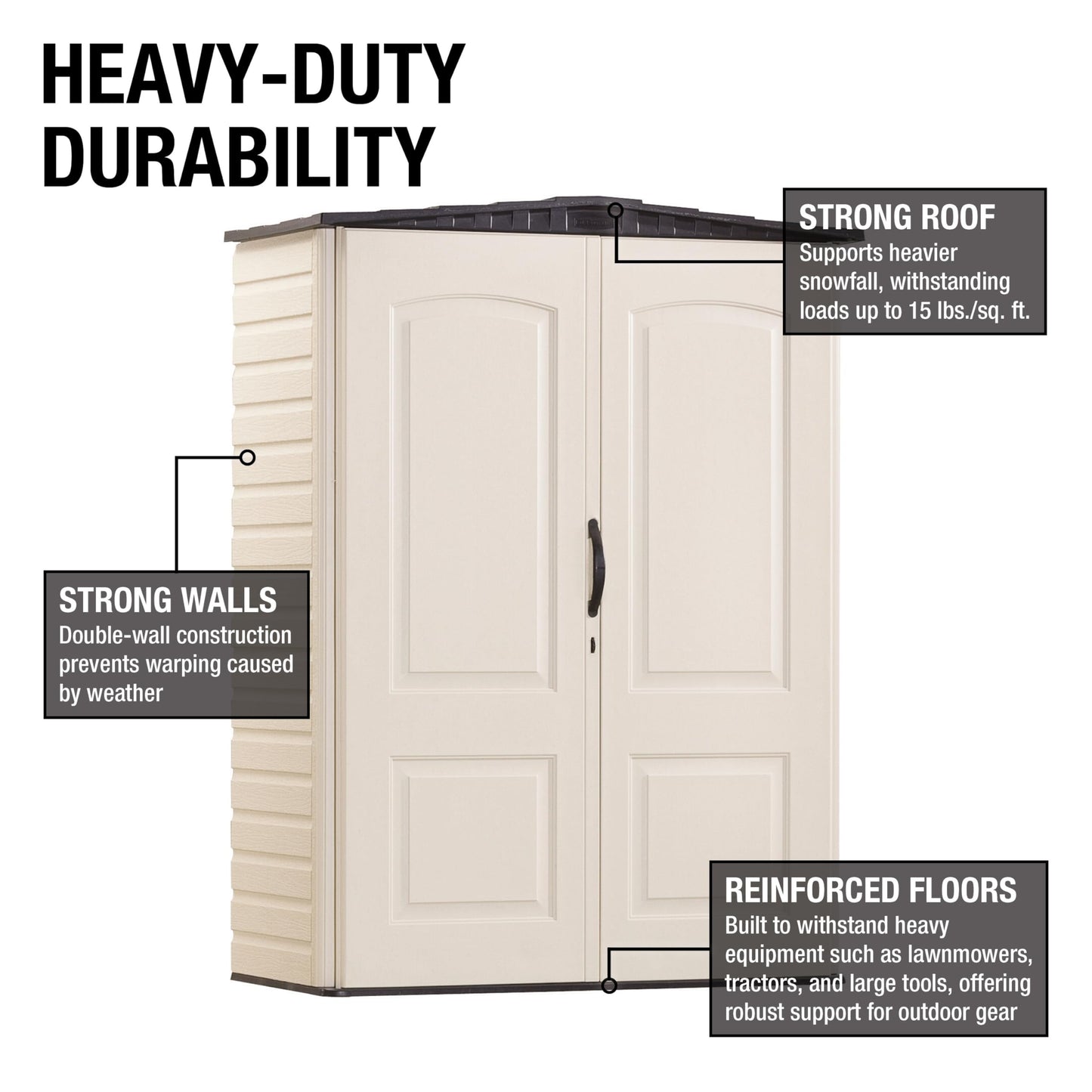 Rubbermaid Vertical Storage Shed