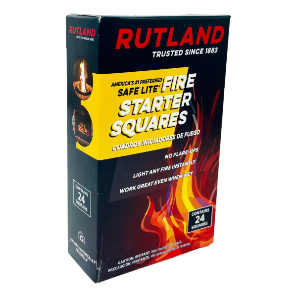 Rutland Products 50 Safe Lite Fire Starter Squares
