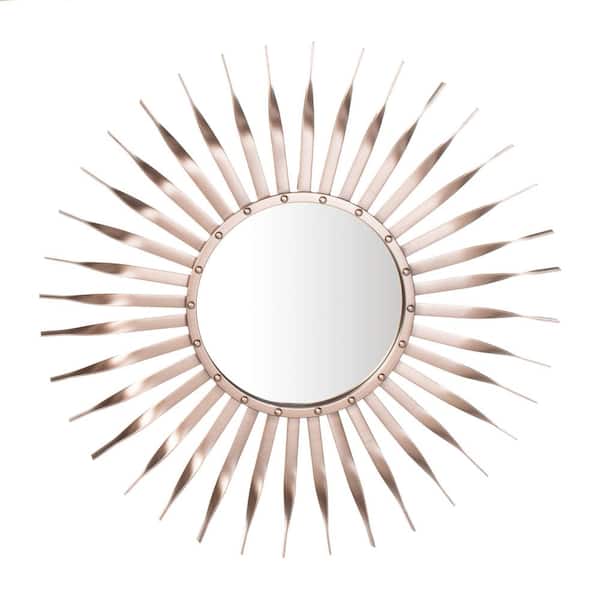 SEI Furniture Melia Sunburst Wall Mirror 28-inch