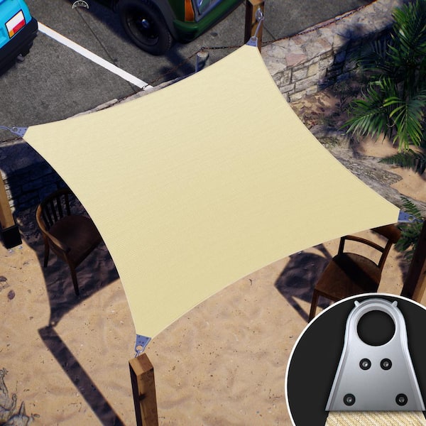 Shade&Beyond 12 x 16 ft Rectangle Shade Sail