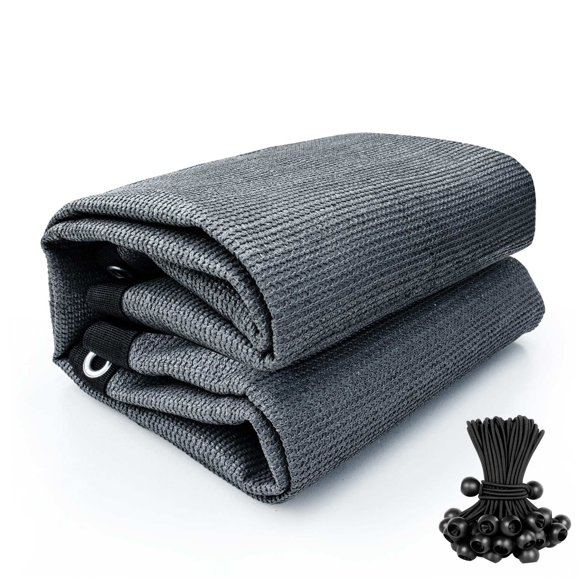 Shatex 90% Shade Cloth Fabric with Grommets for Pergola Patio 12 x 20 Ft