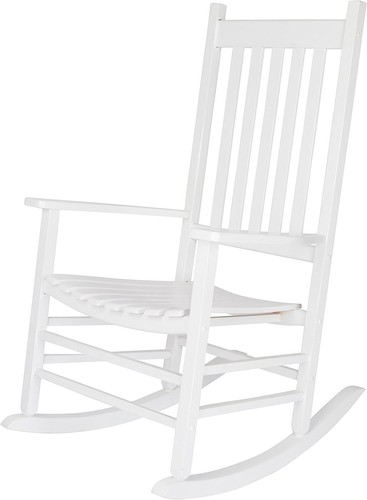 Shine Company 4716WT Connecticut Porch Rocker in White