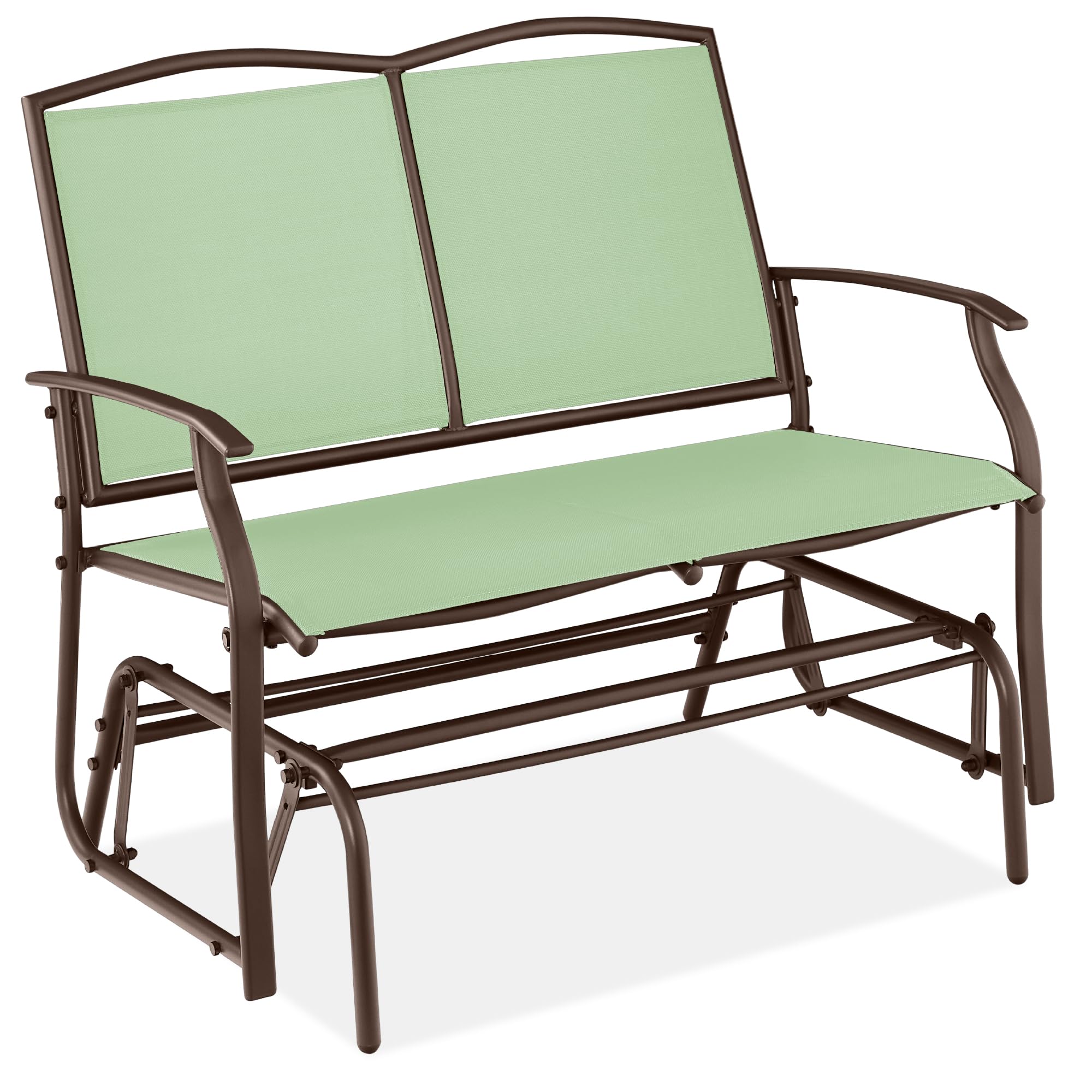 Shine Company Vermont Loveseat Glider with Cushion