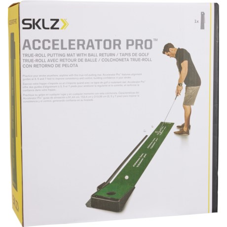 SKLZ Accelerator Pro Putting Mat with Ball Return