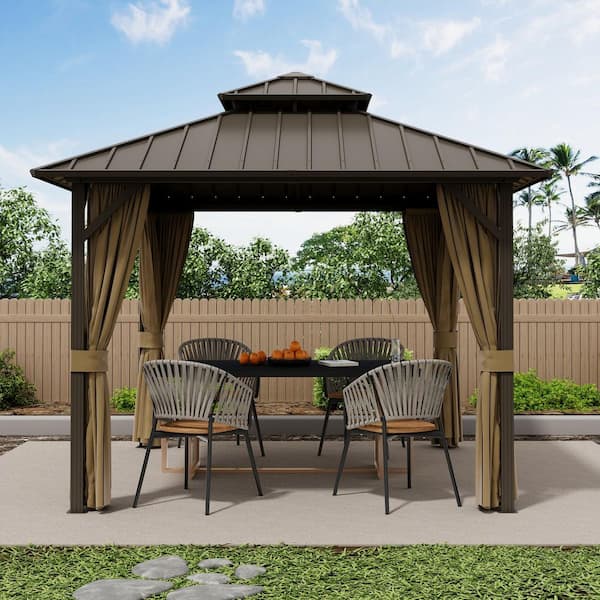 Sojag Messina 12x16 ft Aluminum Gazebo with Steel Roof