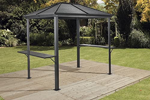 Sojag Messina 6 x 8 BBQ Grill Shelter with Aluminum Frame
