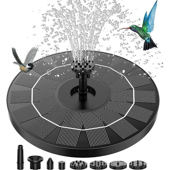 Solatec Solar Fountain Pump 1.5W with 6 Nozzles