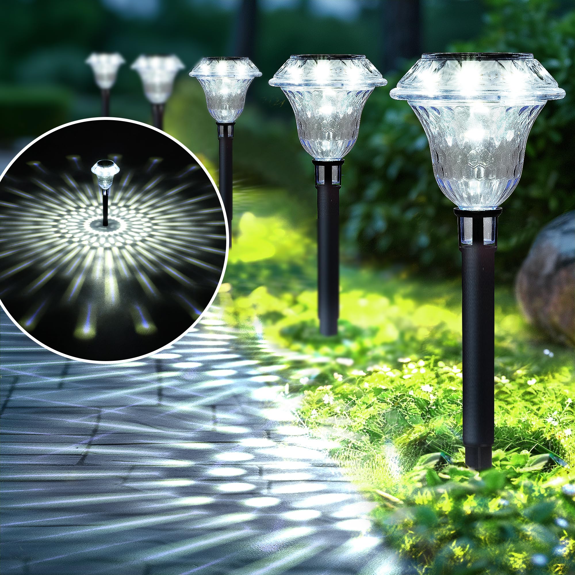 Solpex Solar Pathway Lights 12-Pack