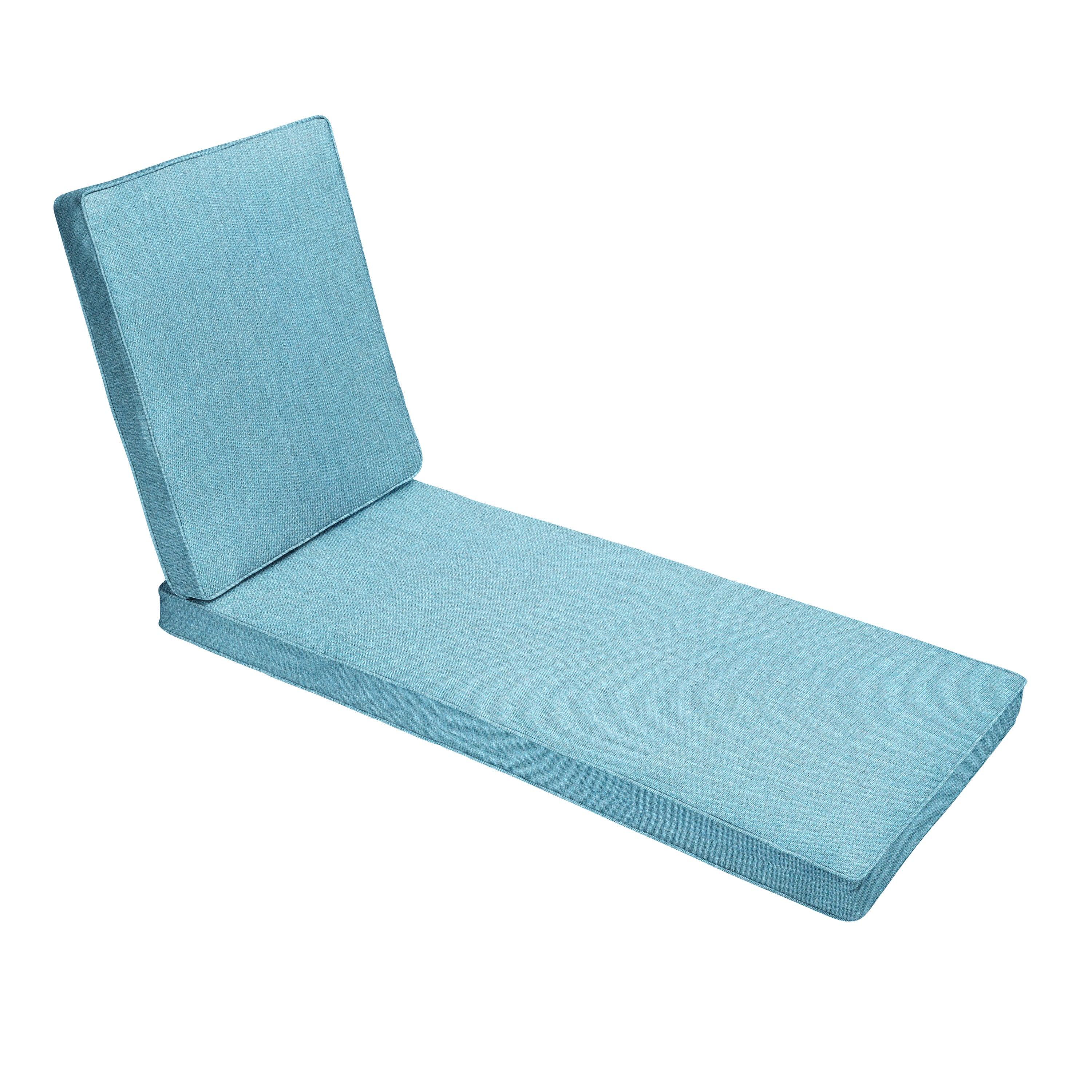 Sorra Home Indoor/Outdoor Chaise Lounge Cushion