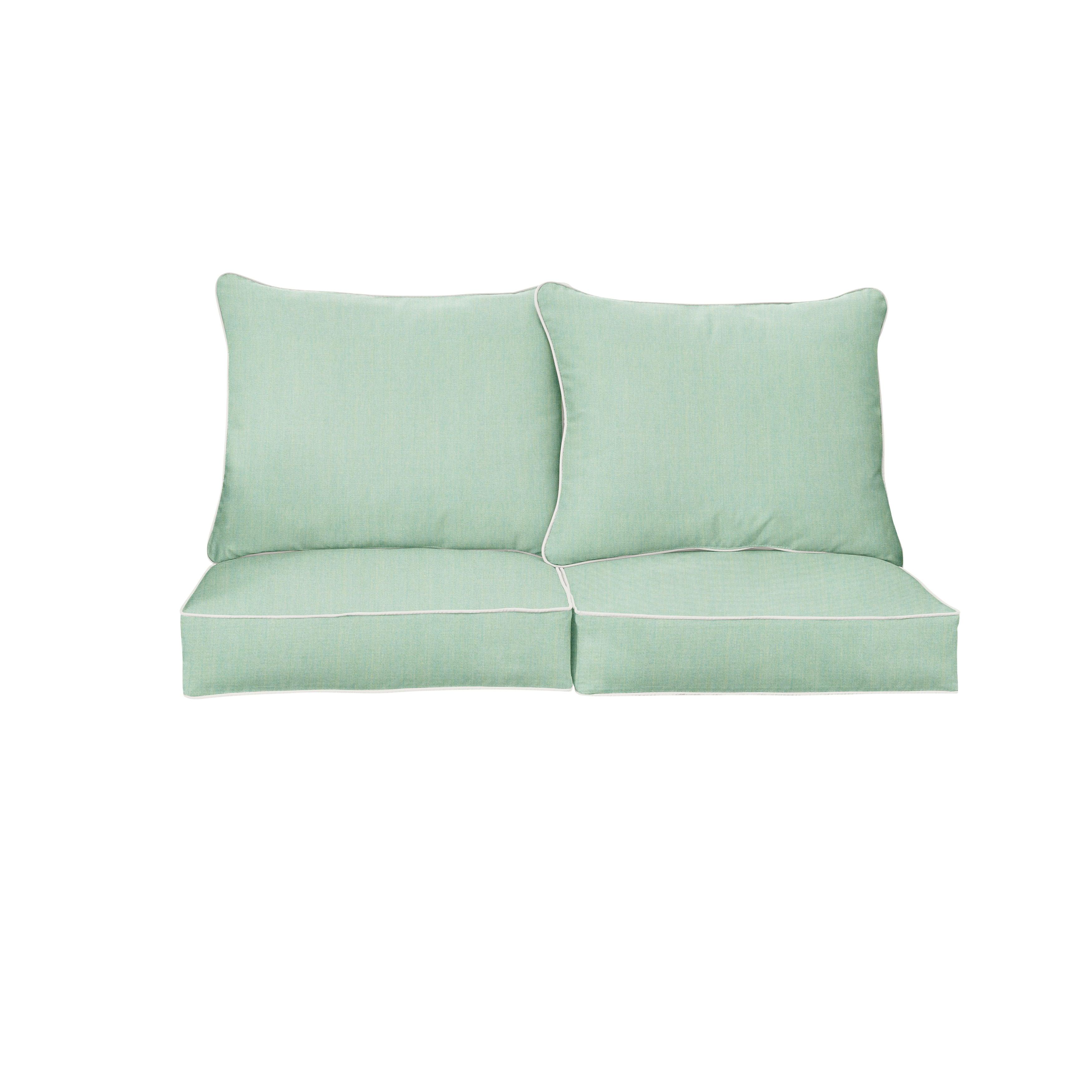 Sorra Home Sunbrella Canvas Outdoor Deep Seat Set