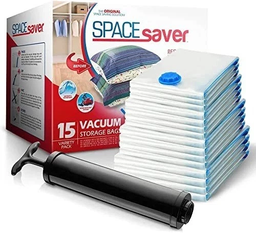 Spacesaver Premium Jumbo Vacuum Storage Bags (4-Pack)