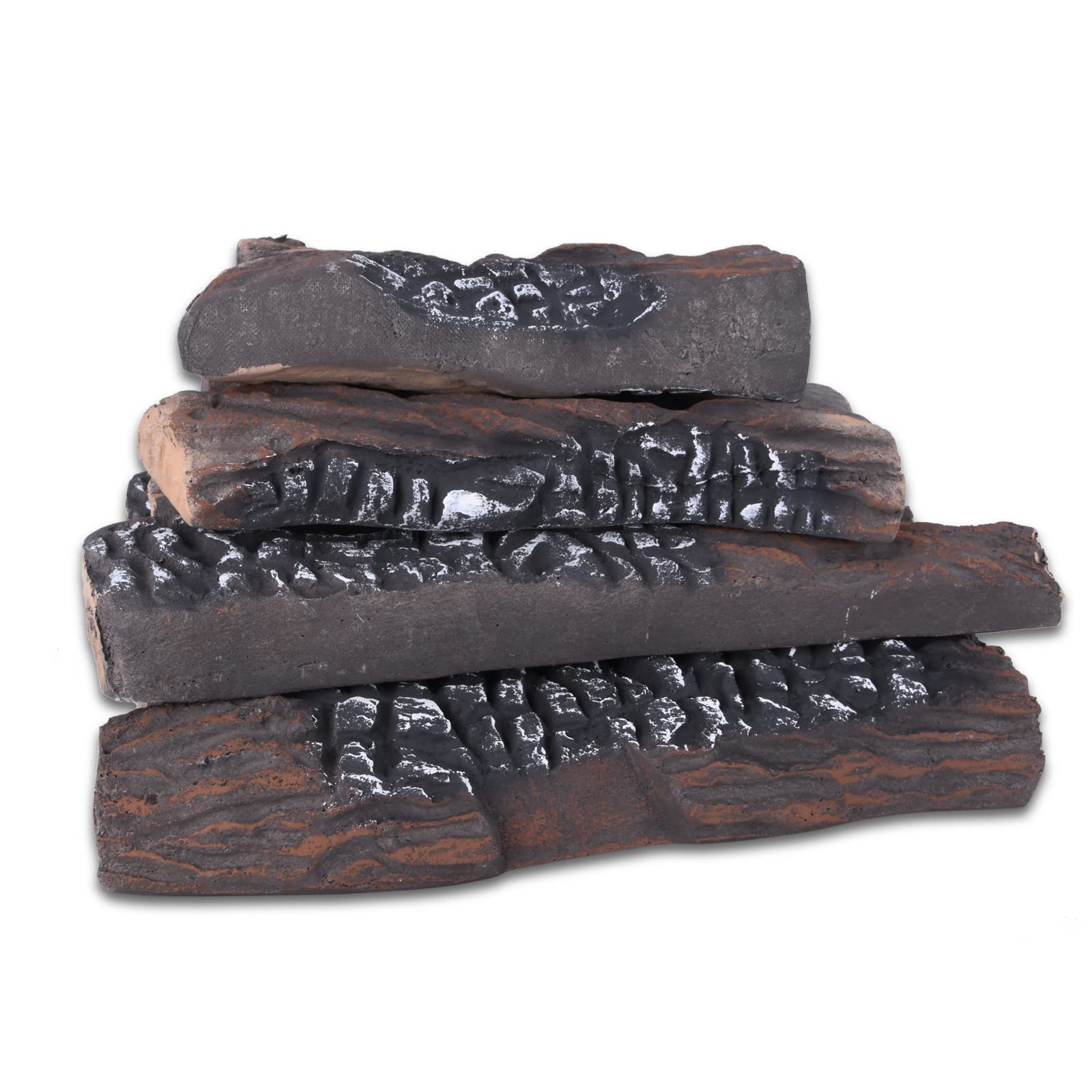 Stanbroil 10-Piece Ceramic Fiber Gas Log Set for Fire Pit