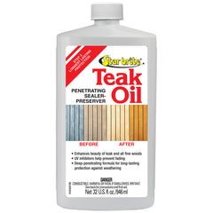 Star Brite Teak Oil with UV Inhibitors 32 oz