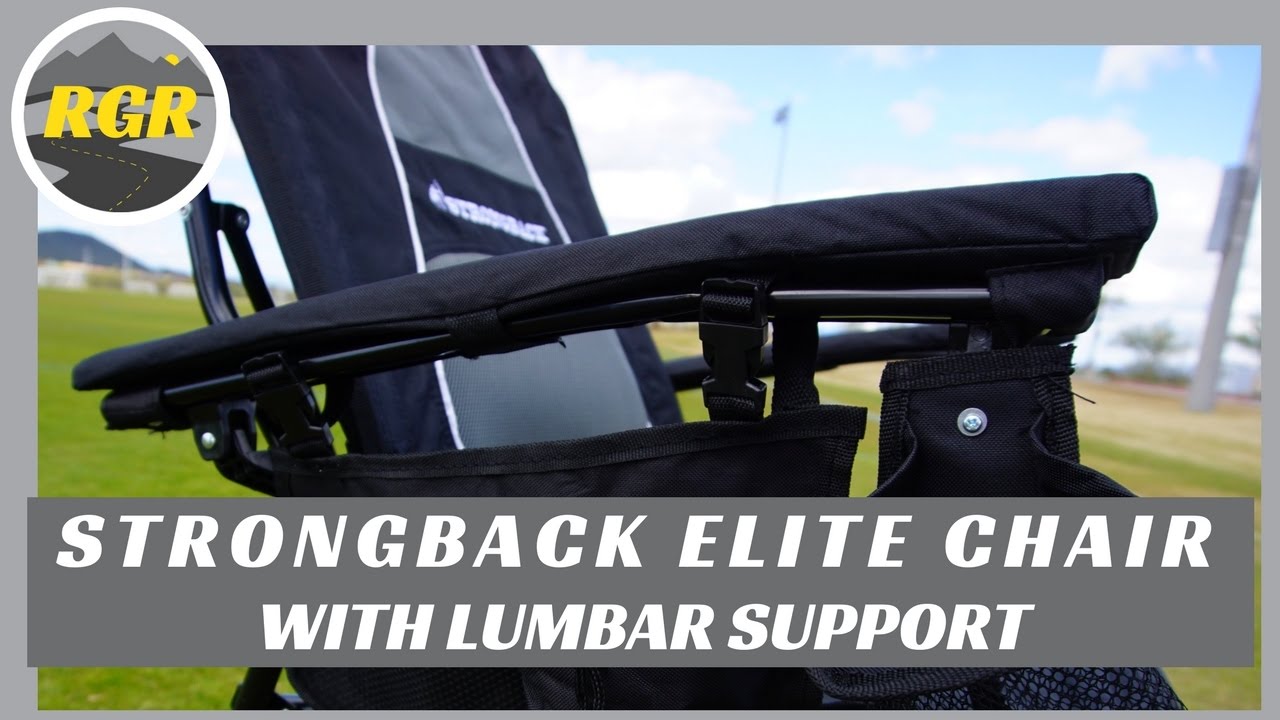 Strongback Elite Camp Chair with Lumbar Support