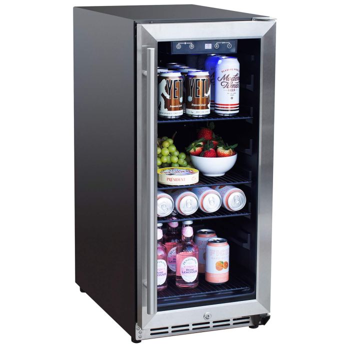 Summerset SSRFR-15S 15-Inch Outdoor Rated Refrigerator