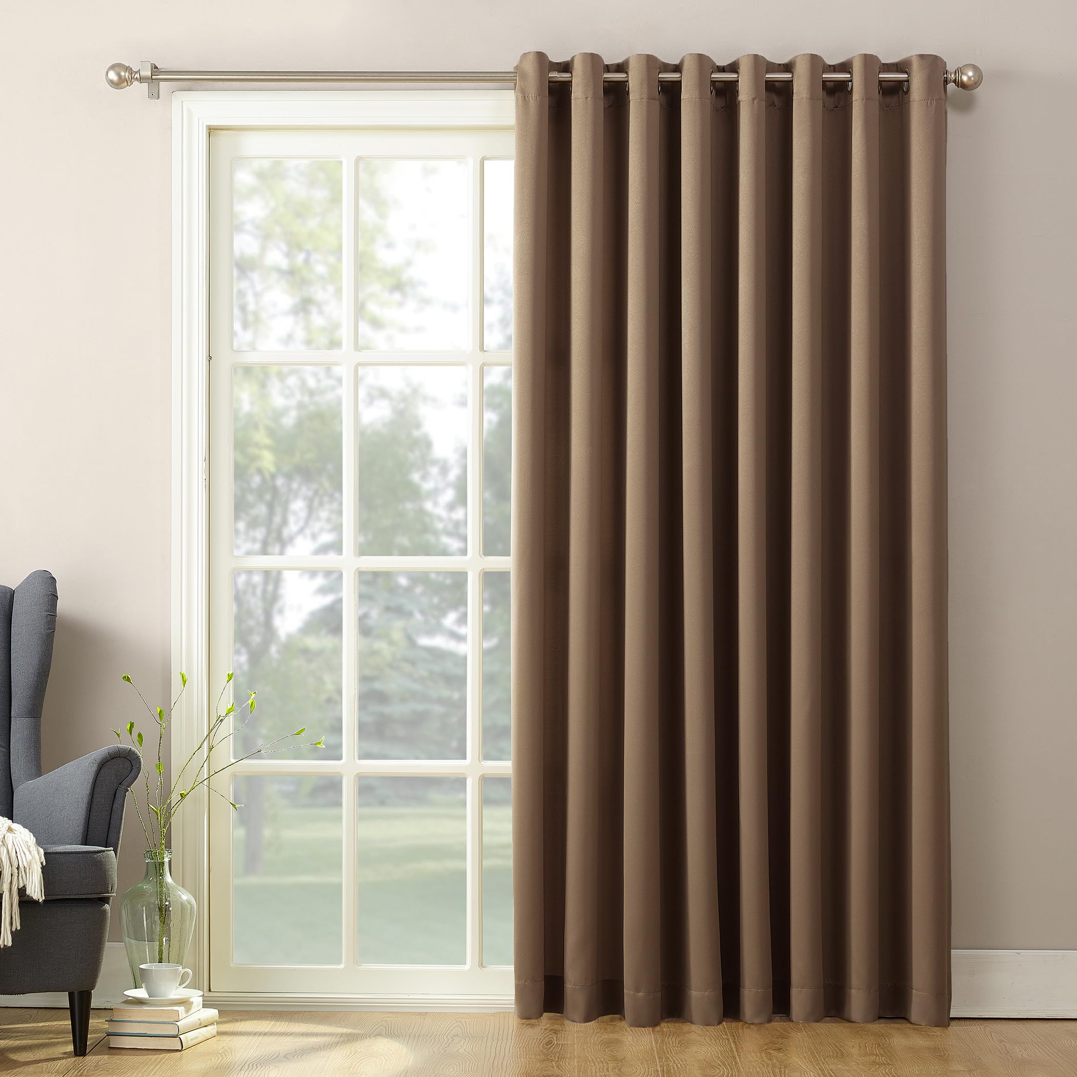 Sun Zero Barrow Energy Efficient Outdoor Curtain Panel