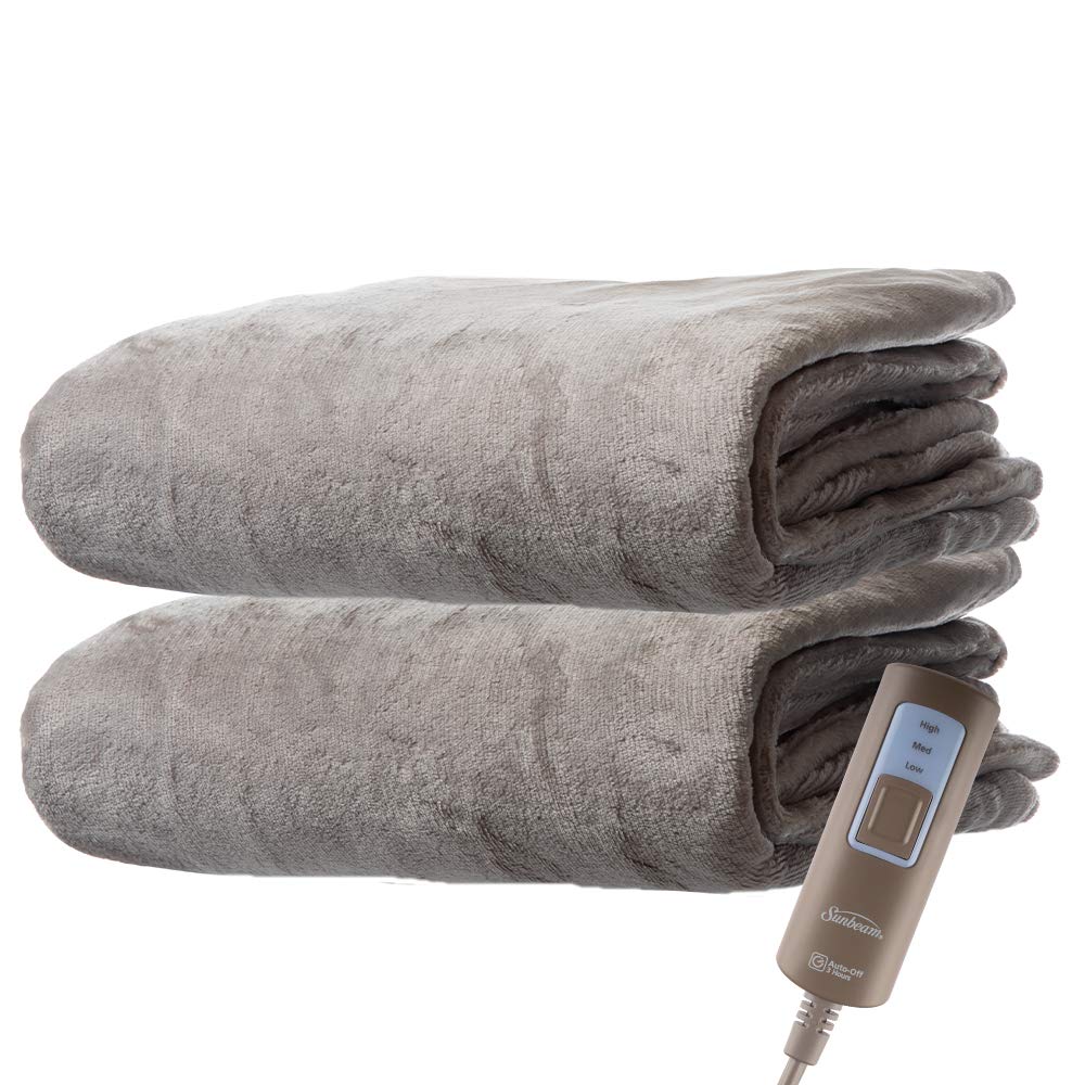 Sunbeam Heated Throw Blanket with 3 Heat Settings