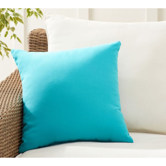 Sunbrella Canvas Outdoor Pillow Cover (Pillow Included)
