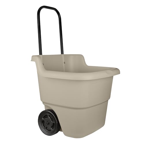 Suncast Outdoor Resin Patio Utility Cart with Wheels