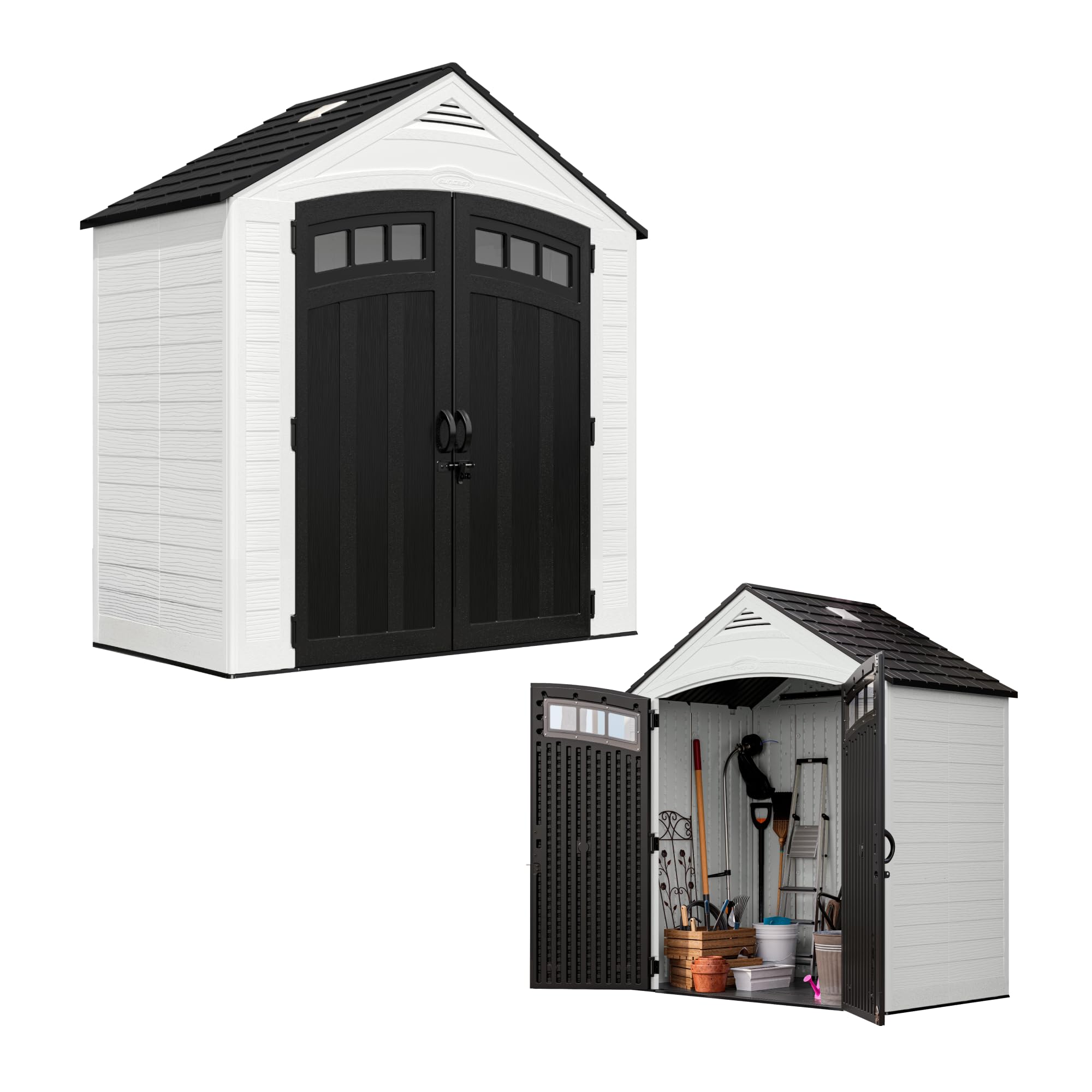Suncast Outdoor Storage Cabinet with Doors