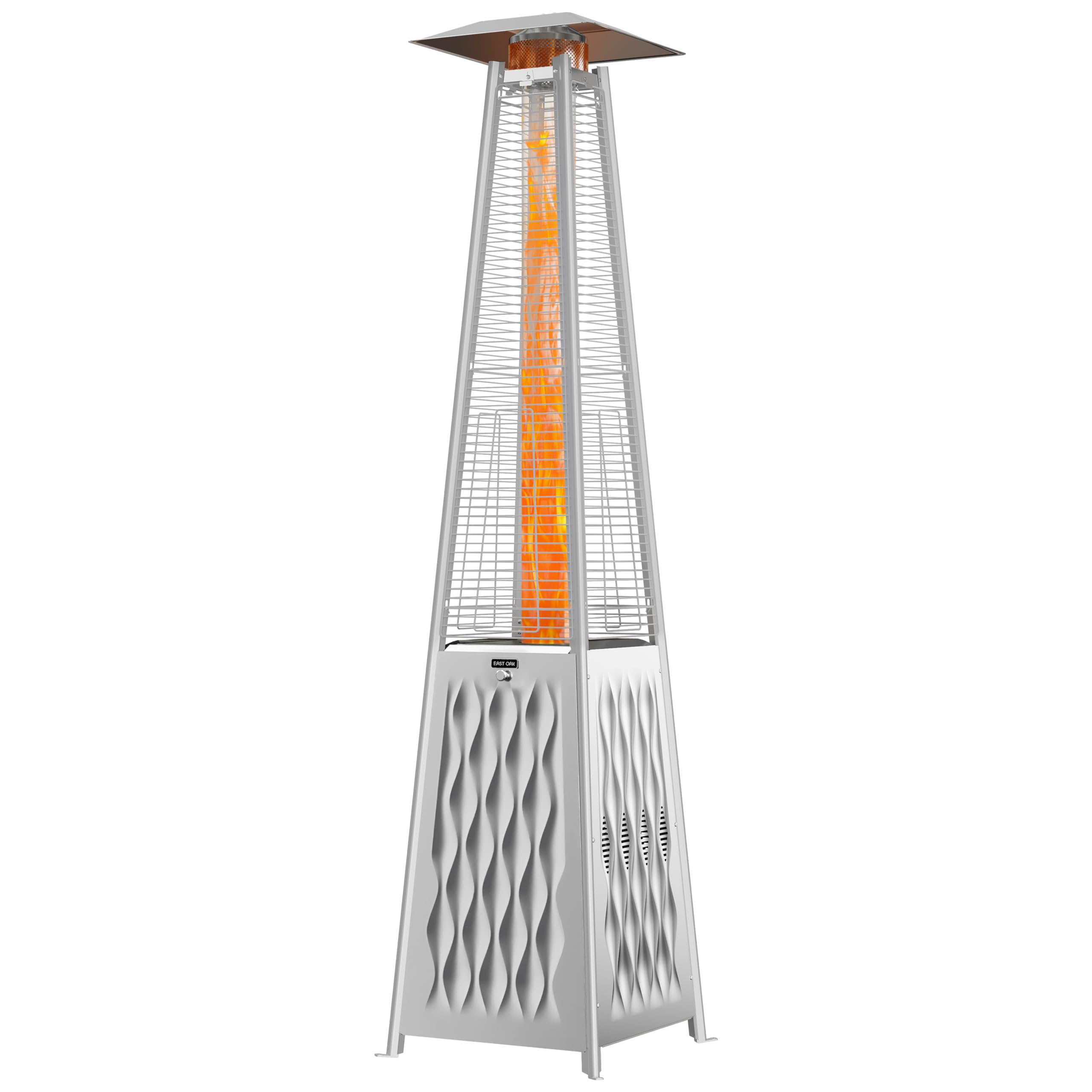 Sundate 48,000 BTU Pyramid Patio Heater Stainless Steel