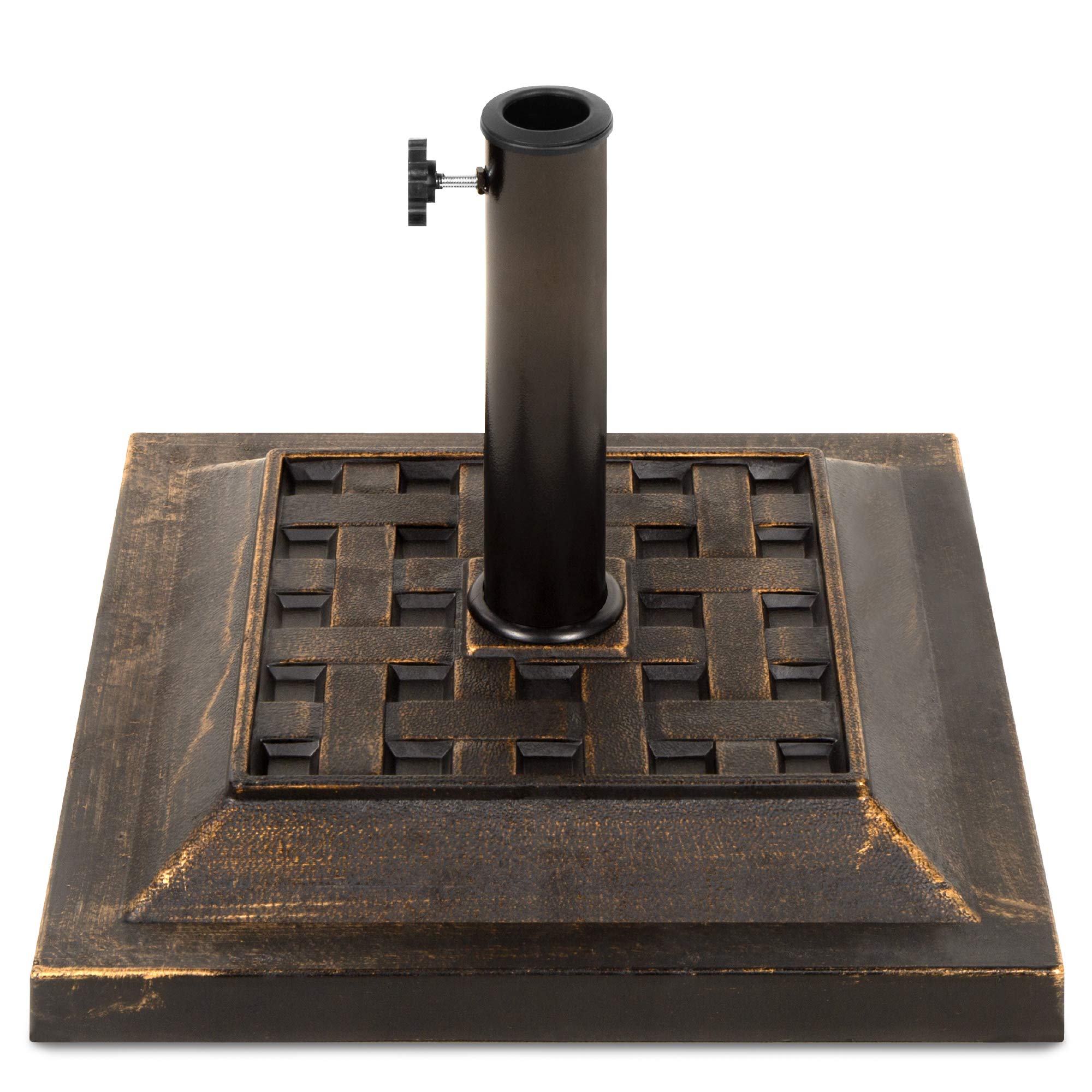 Sunnydaze 75 lb Heavy-Duty Steel Patio Umbrella Base