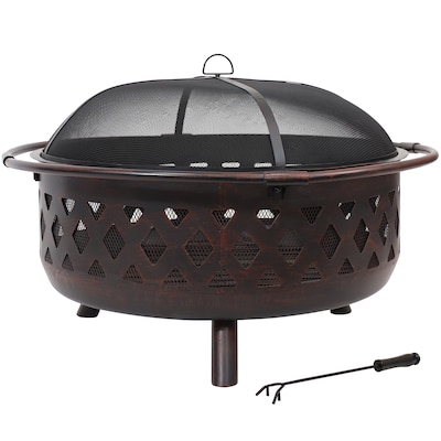 Sunnydaze Decor 15-Inch Tabletop Propane Outdoor Fire Bowl